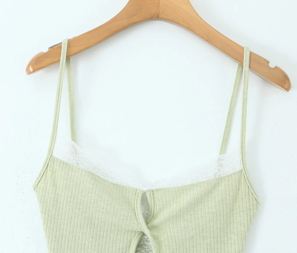 KAR&OT ZA 2025 New Women's Retro Sexy Hollow Hip-wrapped Slim Sling Knitted Dress 7492