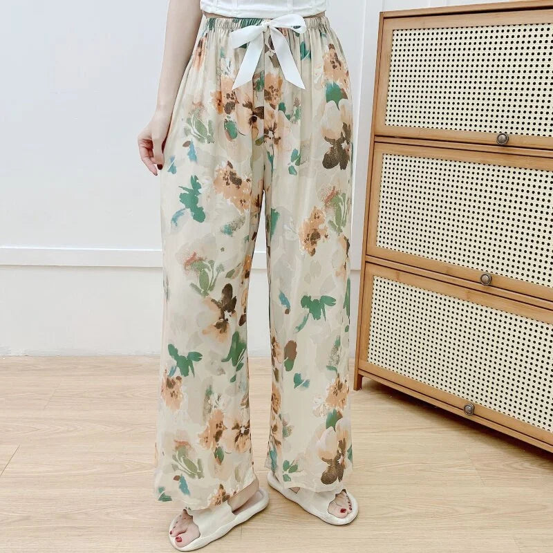 Lattice Print Lounge Pants