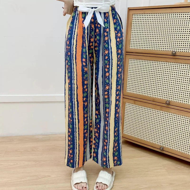 Lattice Print Lounge Pants