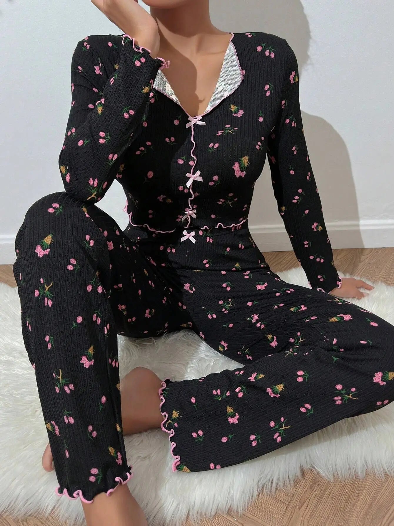 Printed Loungewear Set