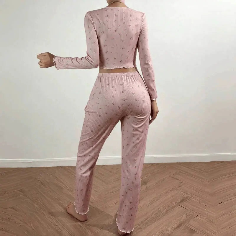 Printed Loungewear Set