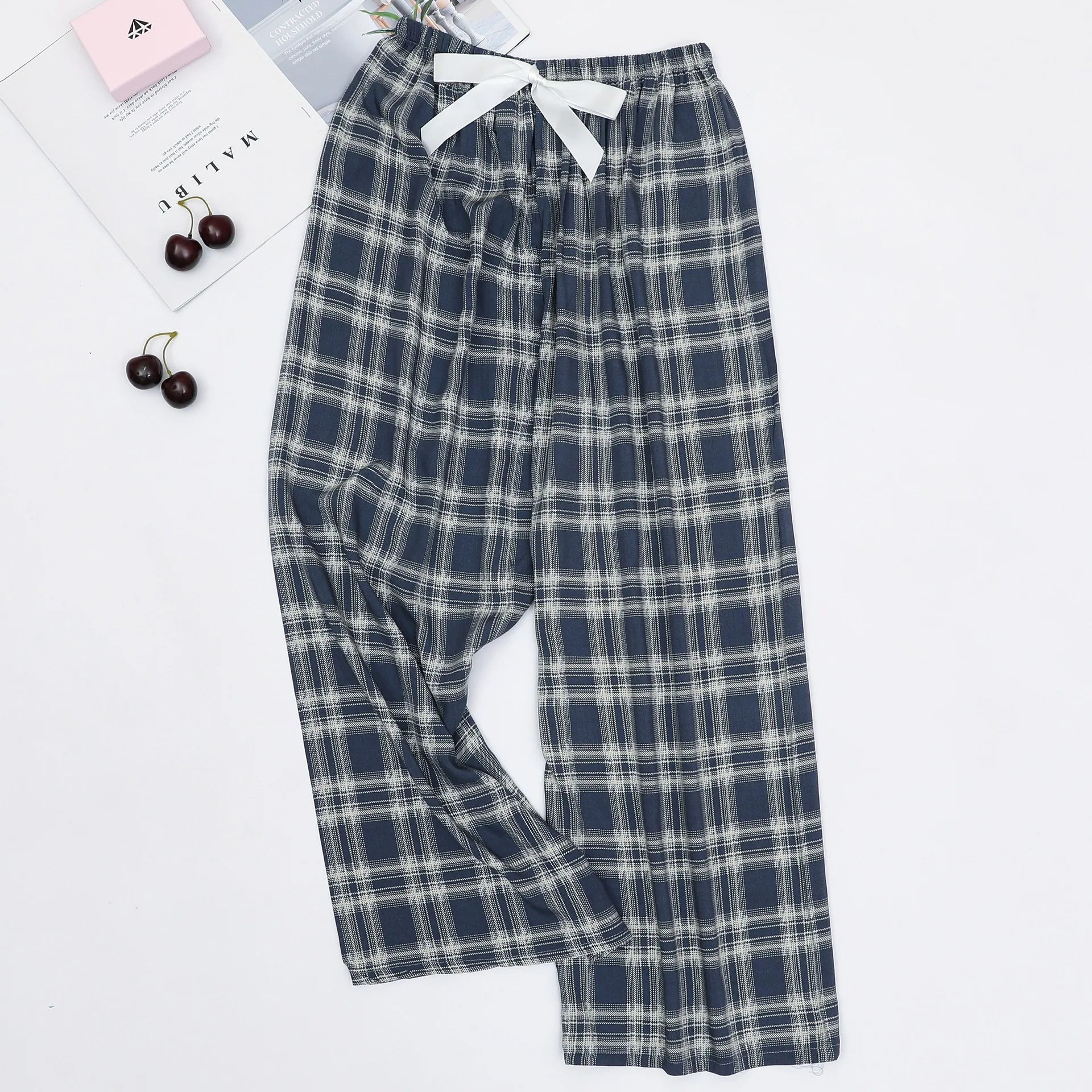 Lattice Print Lounge Pants