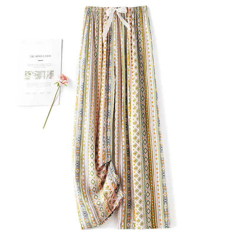 Lattice Print Lounge Pants