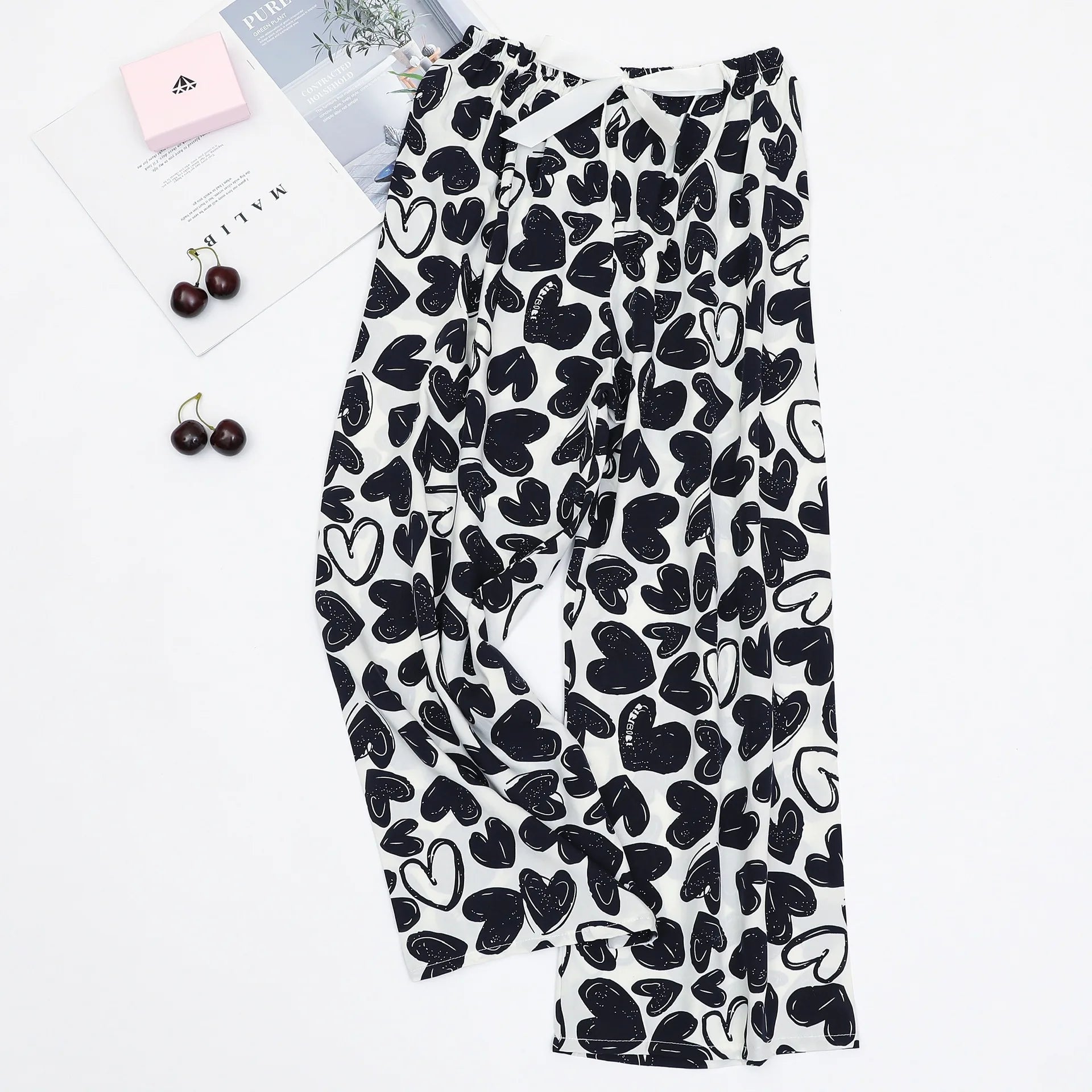 Lattice Print Lounge Pants