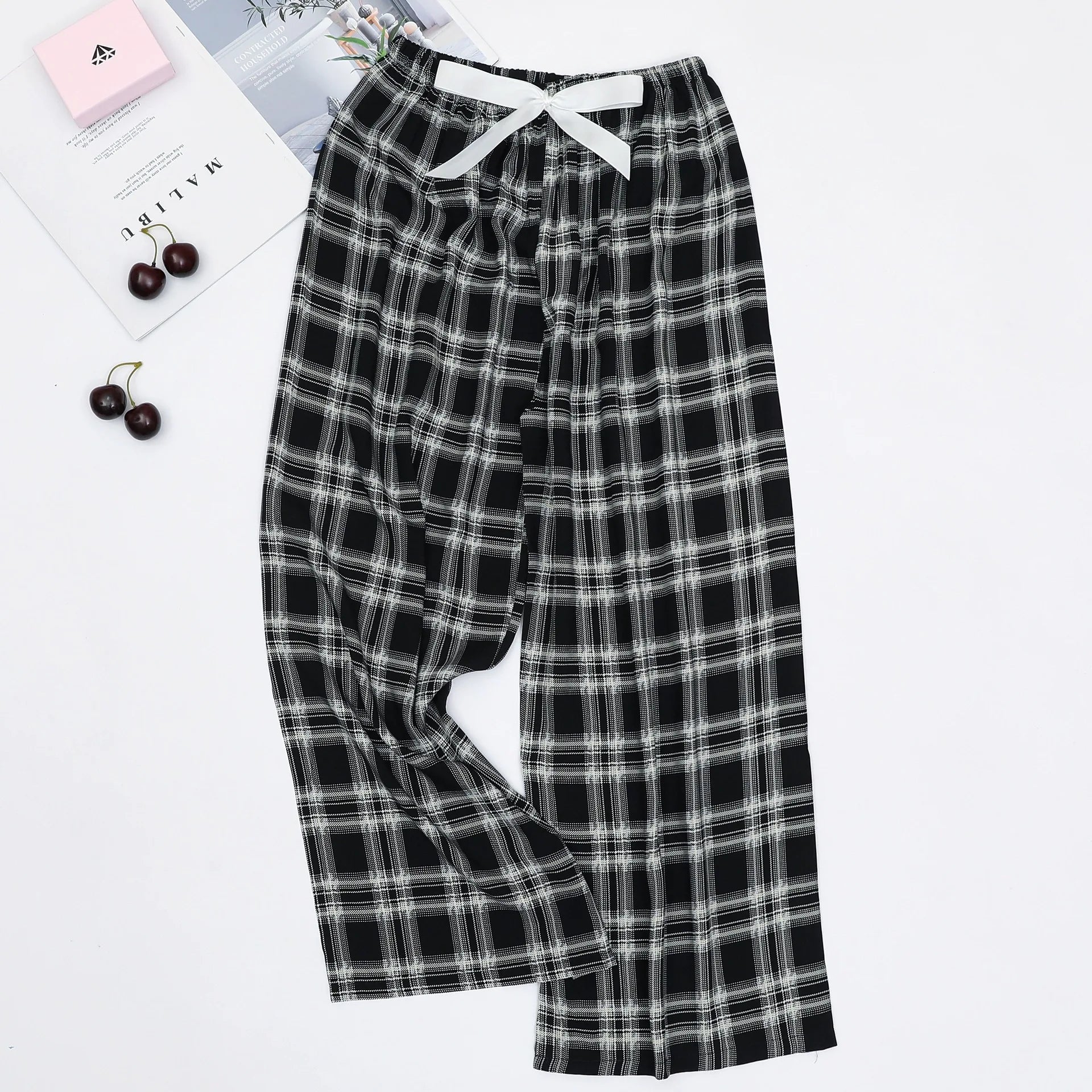 Lattice Print Lounge Pants