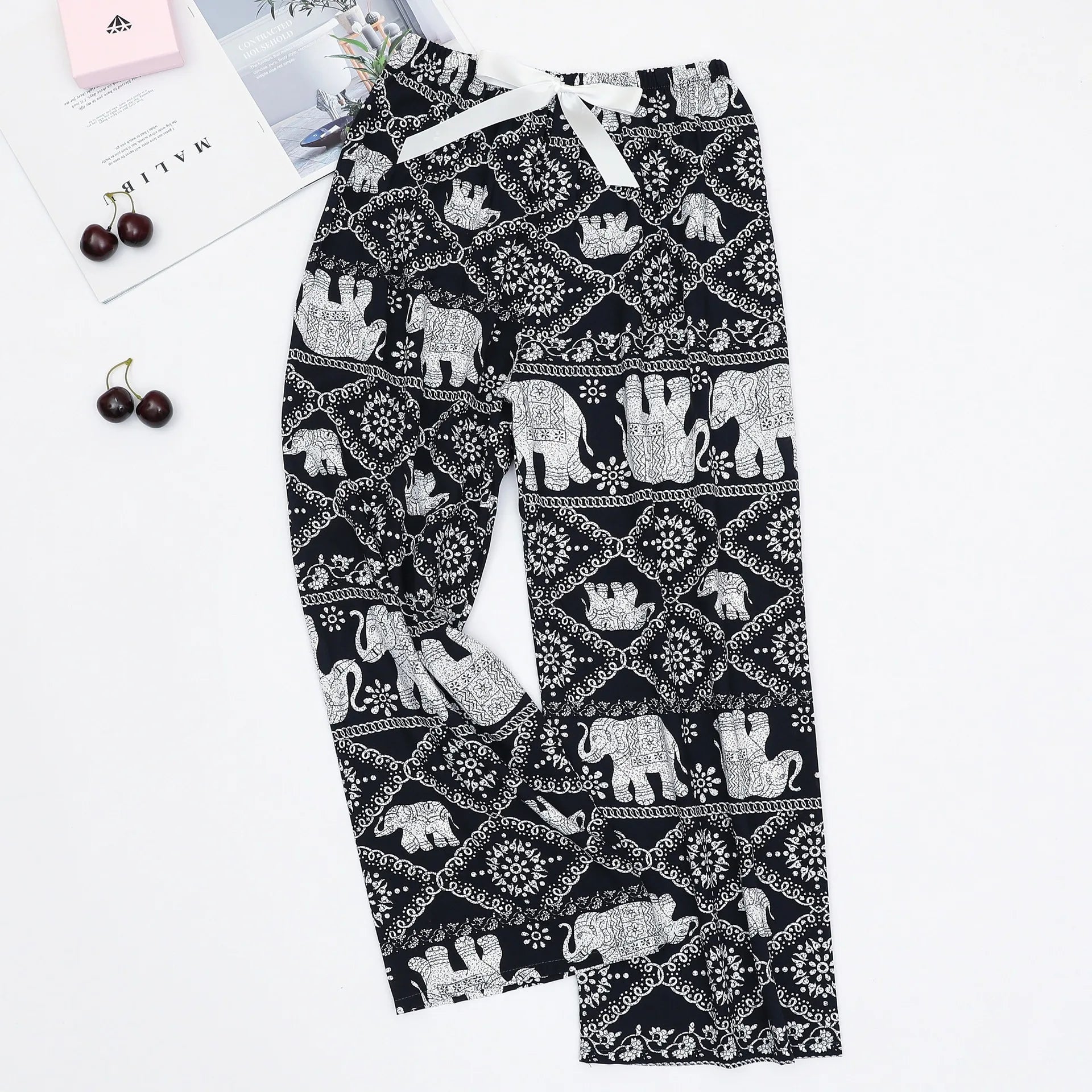 Lattice Print Lounge Pants