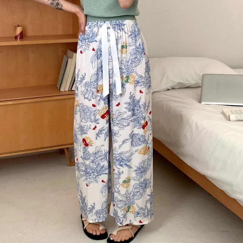 Lattice Print Lounge Pants