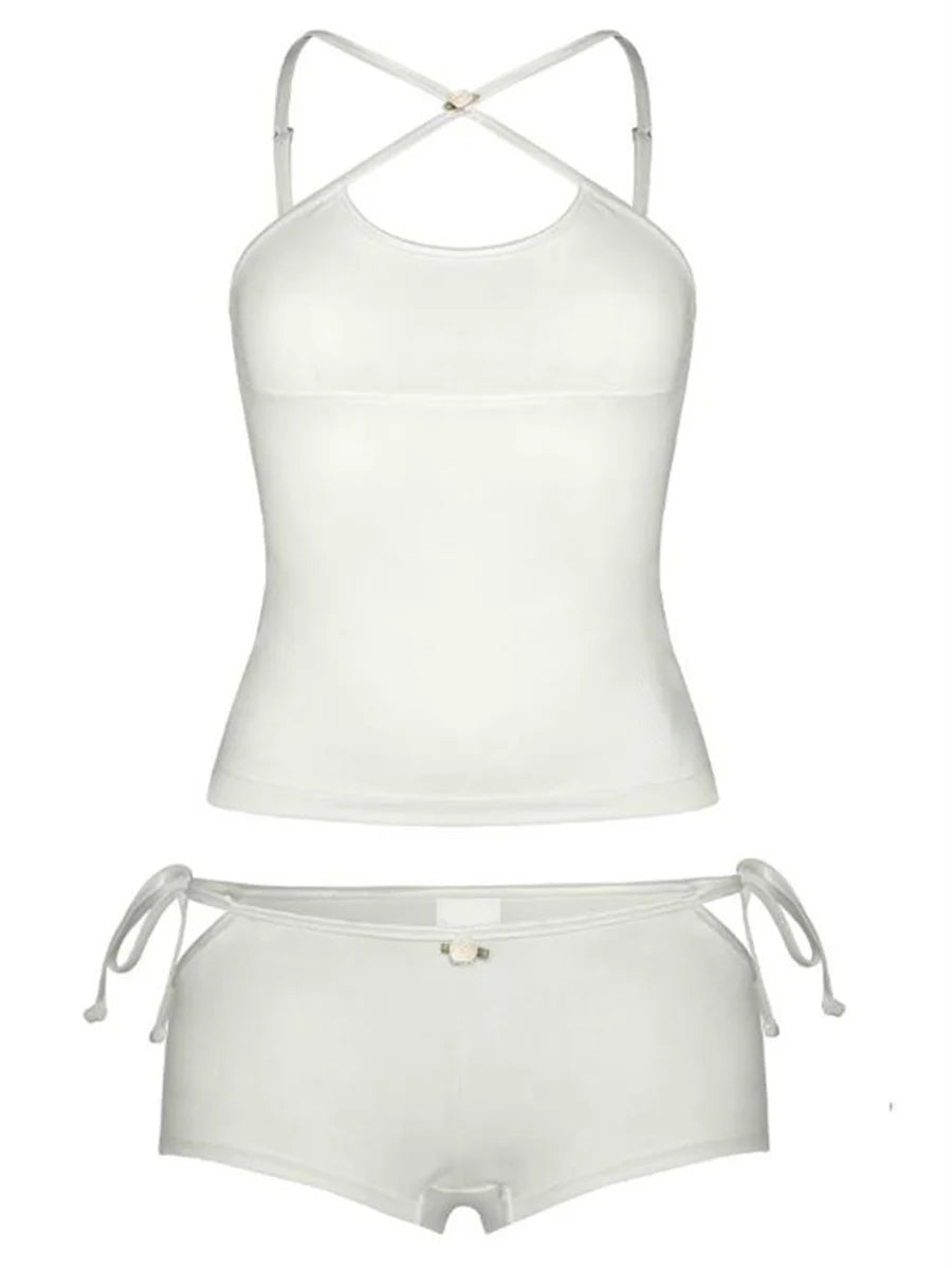 Cami Crop Top & Shorts Set