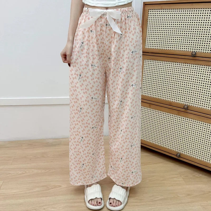 Lattice Print Lounge Pants