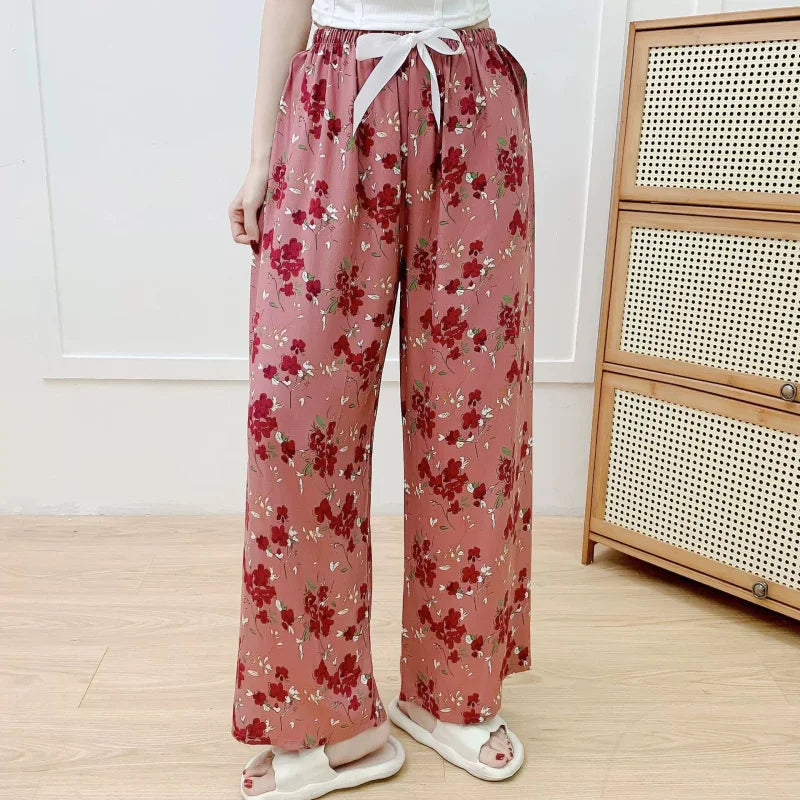 Lattice Print Lounge Pants