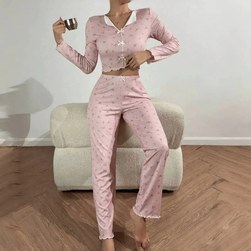 Printed Loungewear Set