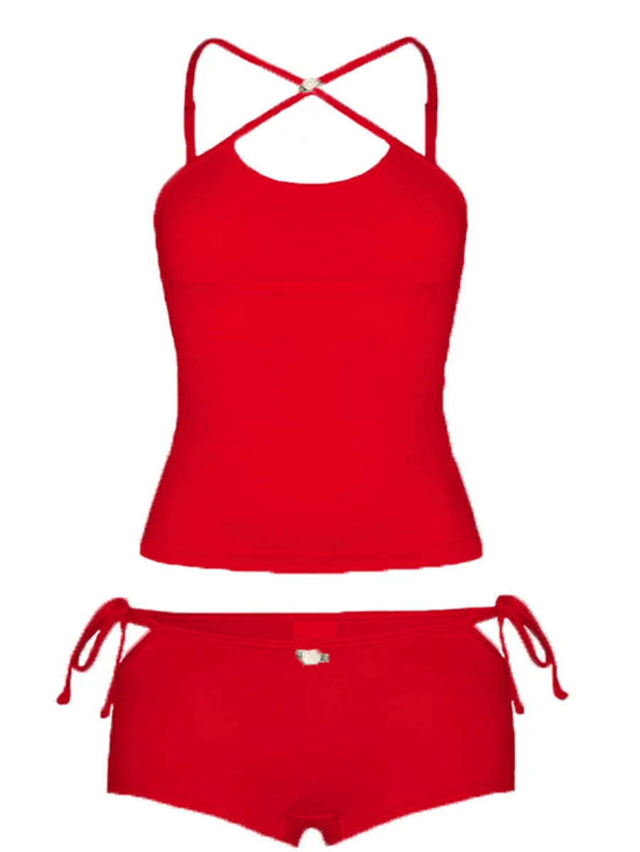 Cami Crop Top & Shorts Set